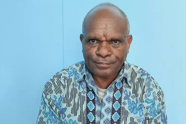 Kepala Suku Besar Kabupaten Paniai Papua Melianus Yumai